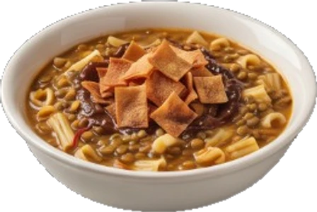 شوربة عدس بالرشتة