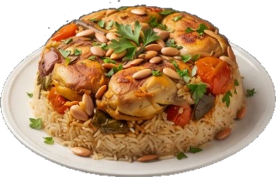 مقلوبة بالدجاج